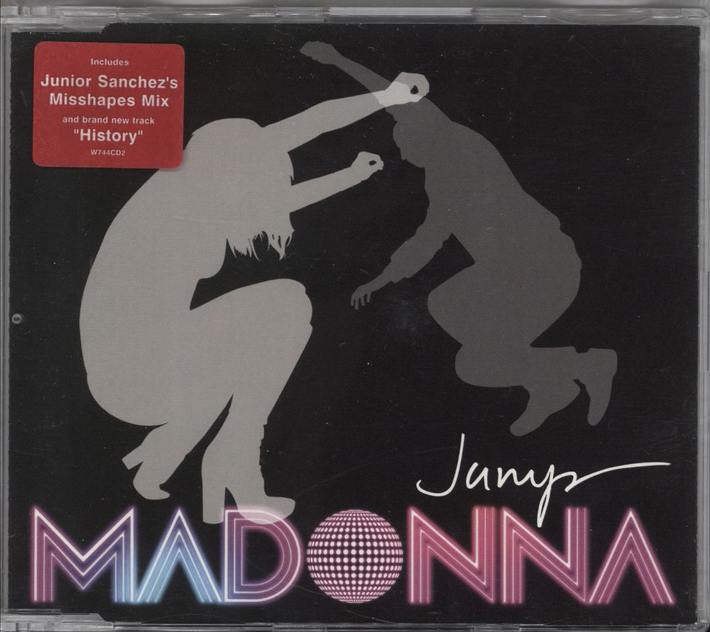 Madonna Jump UK 2-CD single set (Double CD single) W744CD1/CD2