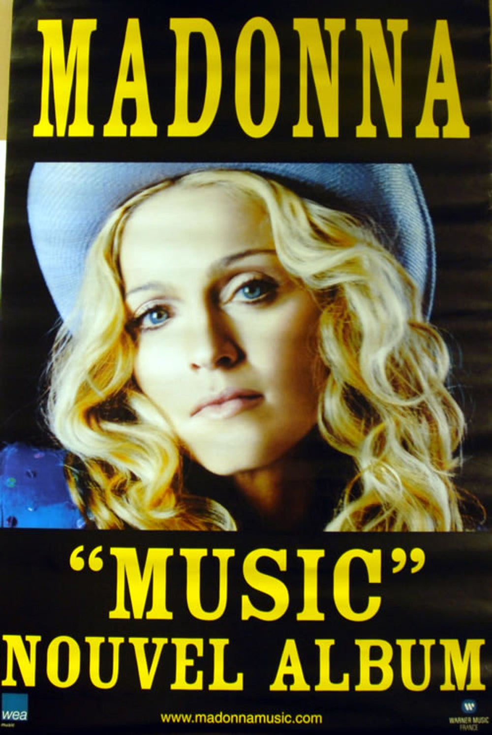 Madonna Music - Nouvel Album French Promo Poster — RareVinyl.com