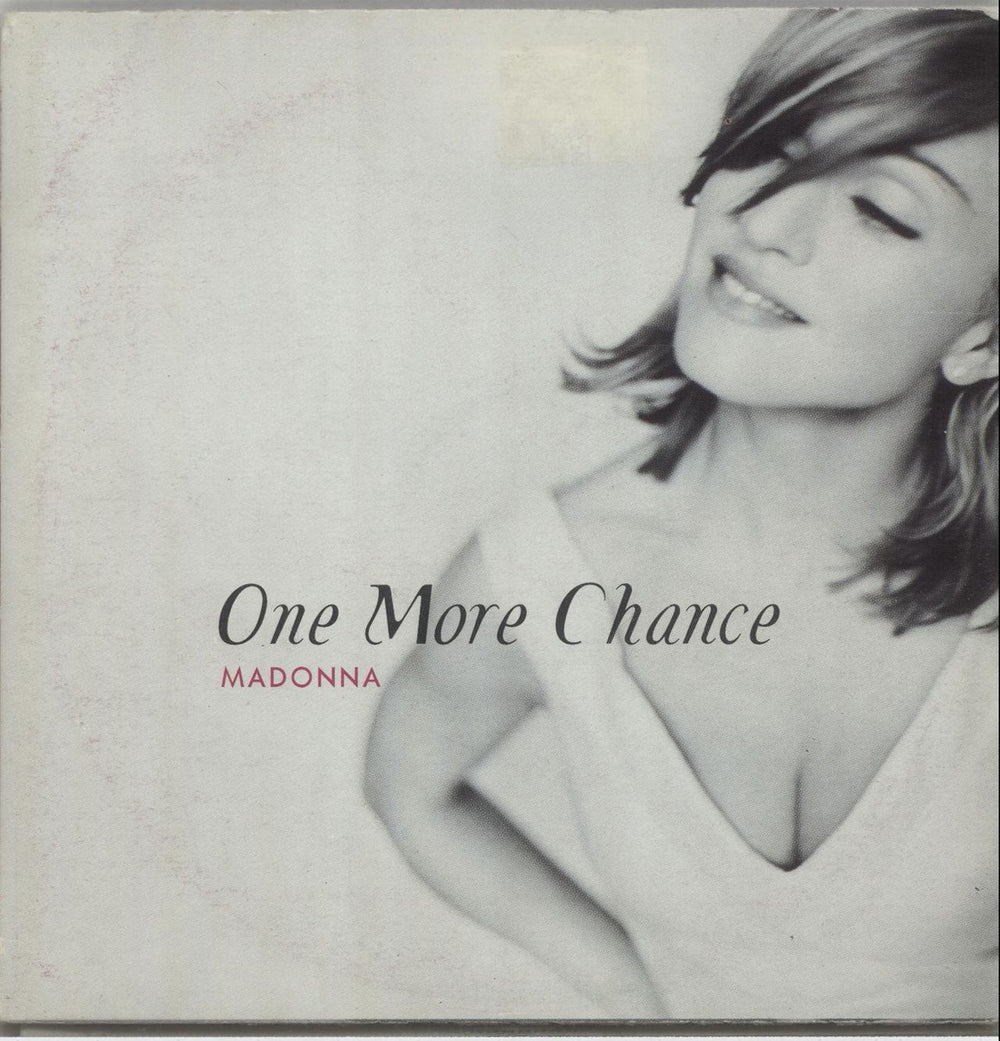 Madonna One More Chance - Poster Sleeve UK CD single (CD5 / 5") WO337CDX