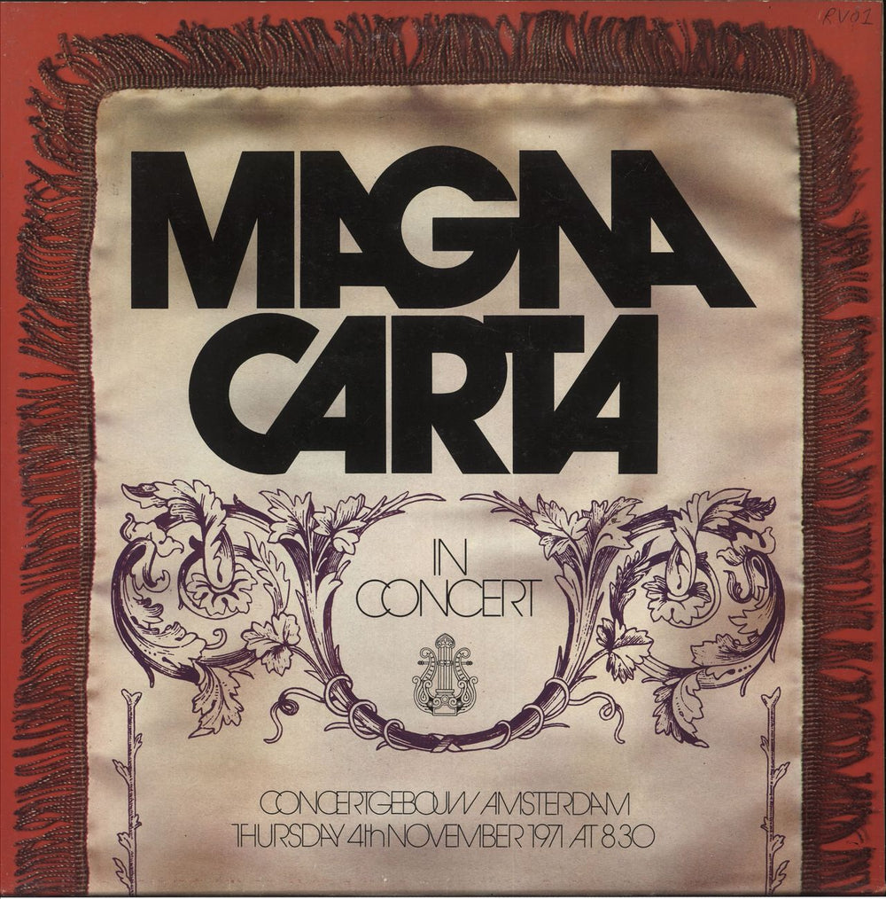 Magna Carta In Concert Italian vinyl LP album (LP record) 6360068