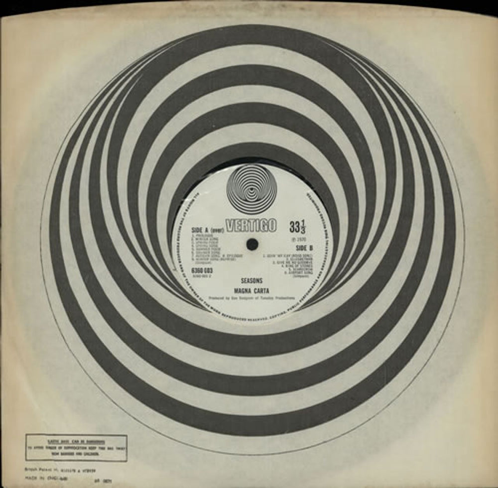 Magna Carta Seasons - 2nd UK vinyl LP album (LP record) GNCLPSE633543