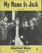 Manfred Mann My Name Is Jack UK sheet music SHEET MUSIC