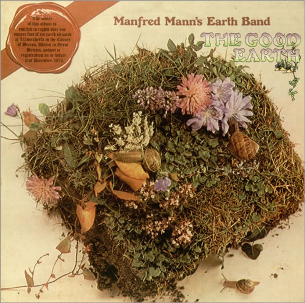 Manfred Mann's Earth Band The Good Earth - 1st + Inner + shrink UK vinyl LP album (LP record) ILPS9306