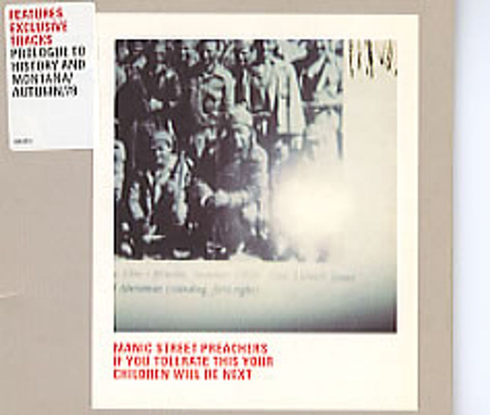 Manic Street Preachers If You Tolerate This Your Children Will Be Next UK CD single (CD5 / 5") 6663452