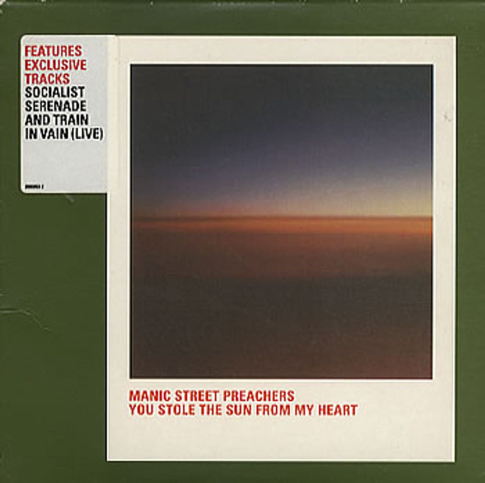 Manic Street Preachers You Stole The Sun From Heart UK CD single (CD5 / 5") 6669532