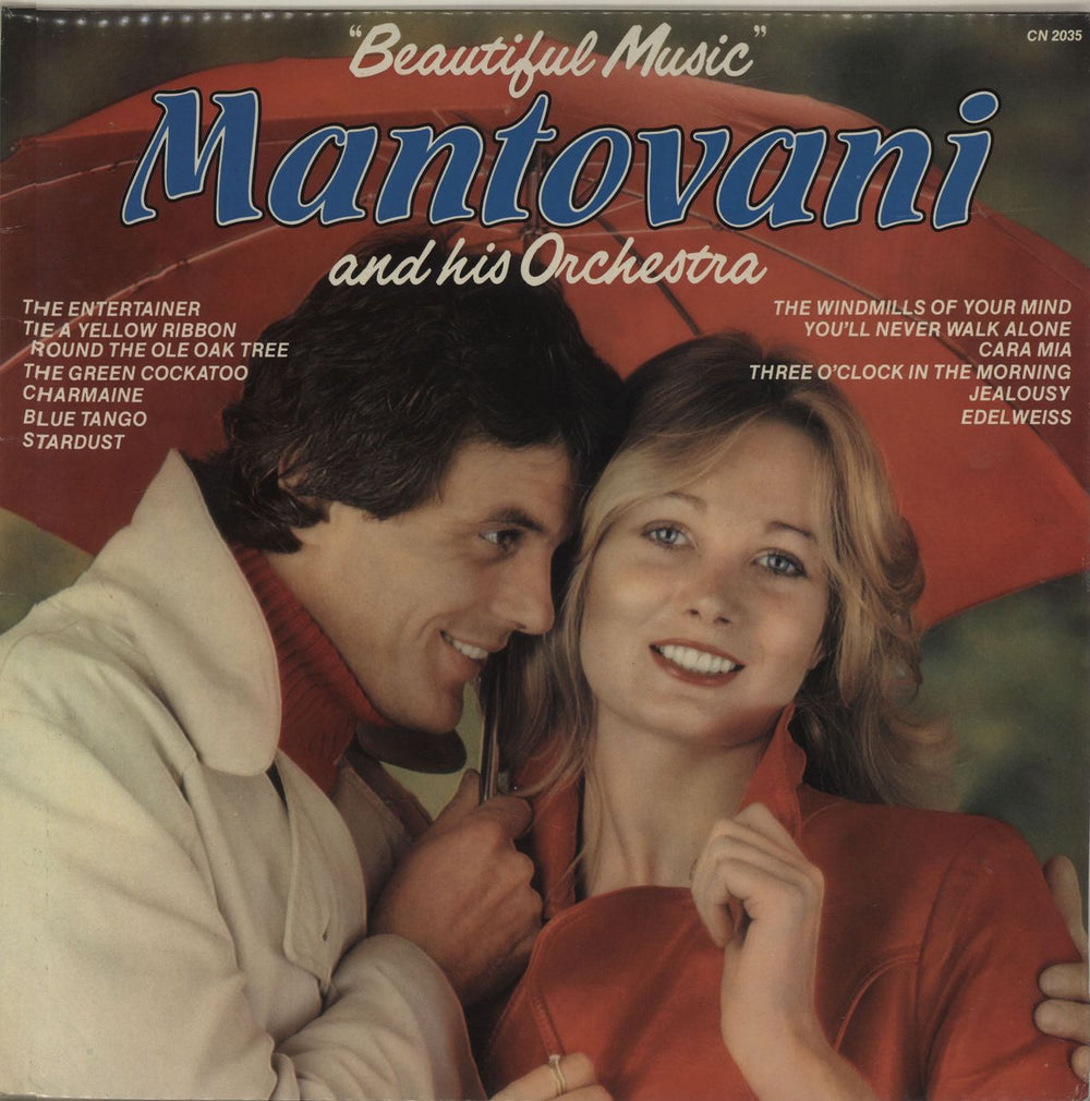 Mantovani Beautiful Music UK vinyl LP album (LP record) CN2035