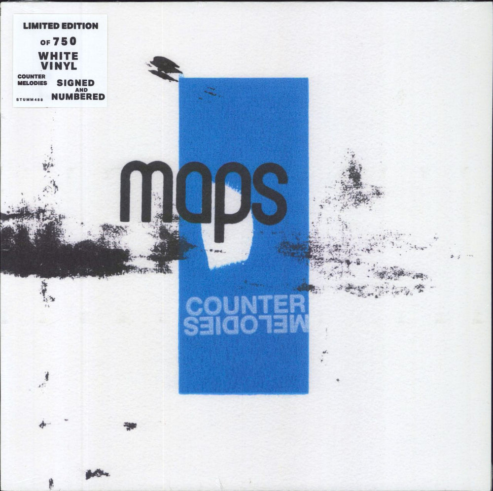 Maps Counter Melodies - White Vinyl + Autographed - Sealed UK vinyl LP album (LP record) STUMM488