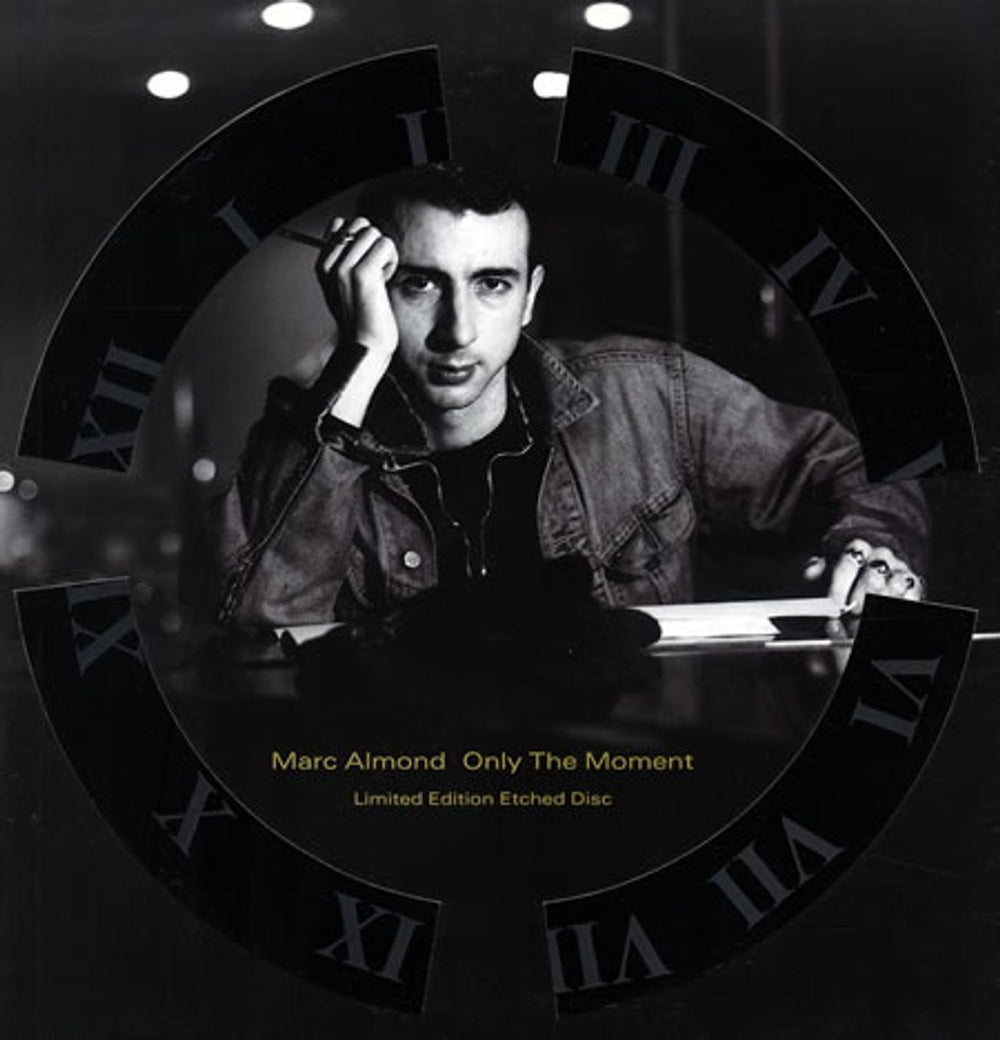 Marc Almond Only The Moment - Etched UK 12" vinyl single (12 inch record / Maxi-single) 12RS6210