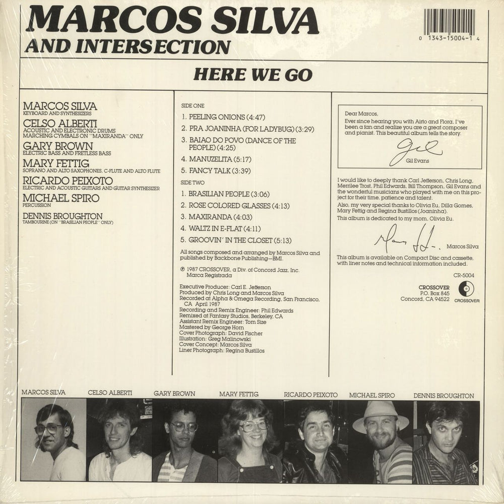 Marcos Silva Here We Go - shrink US vinyl LP album (LP record)