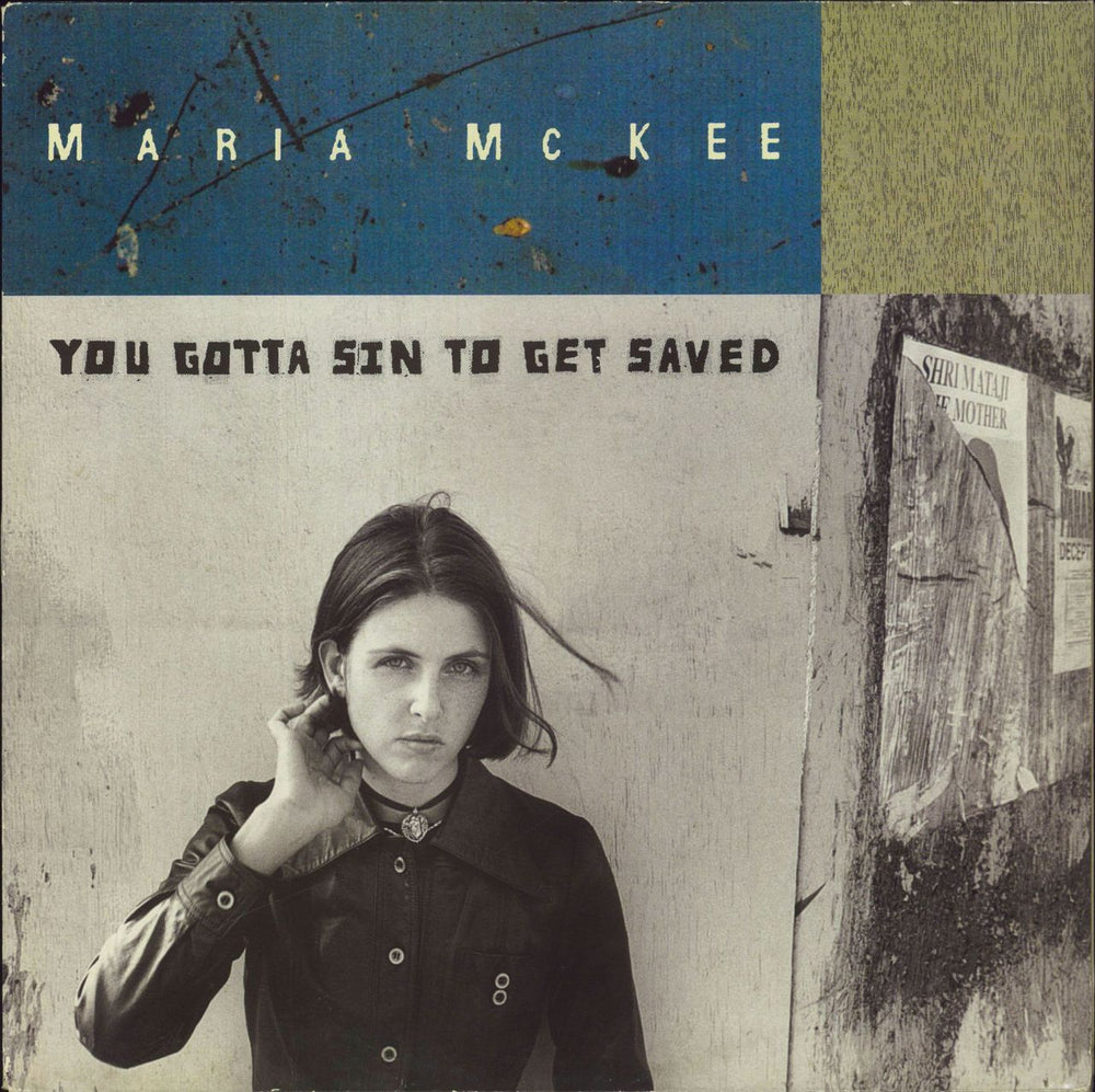 Maria McKee You Gotta Sin To Get Saved UK vinyl LP album (LP record) GEF24508