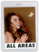 Mariah Carey Butterfly Tour Passes + All Areas Laminate US tour pass TOUR PASSES