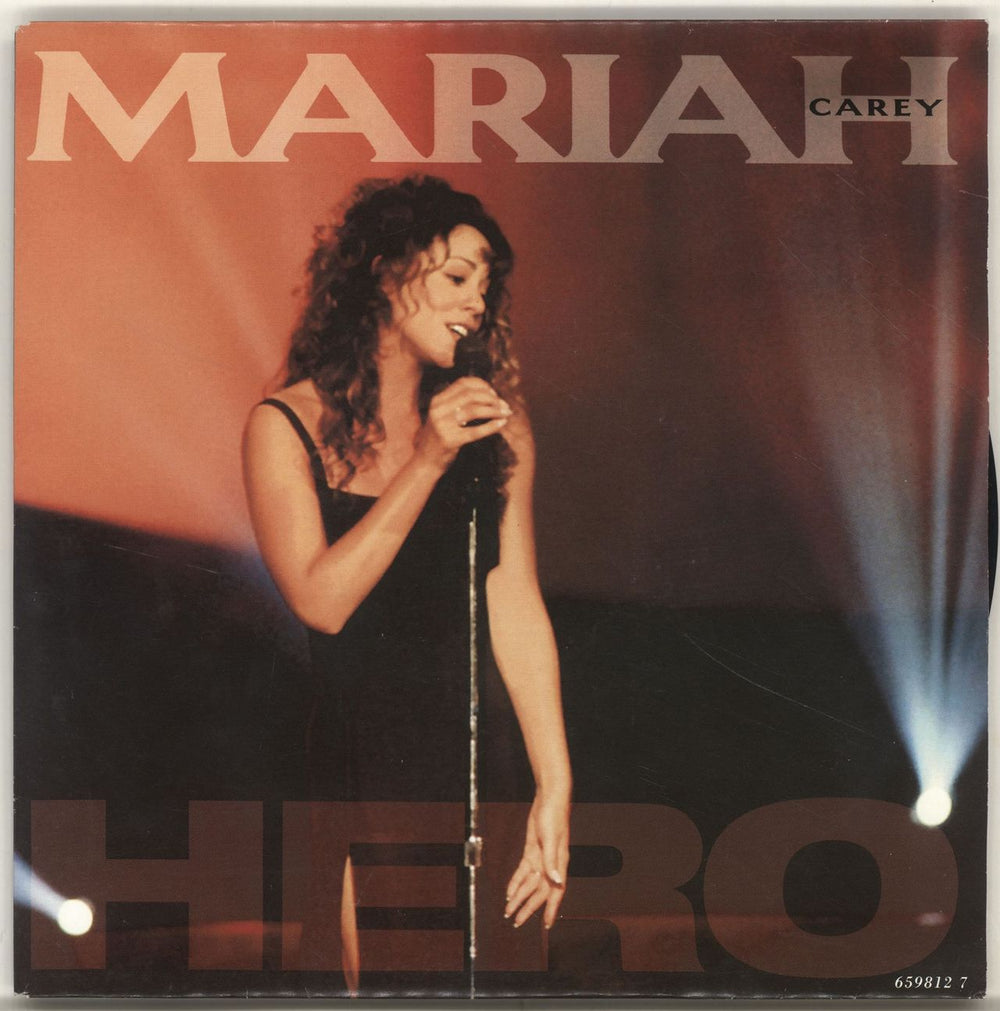 Mariah Carey Hero UK 7" vinyl single (7 inch record / 45) 659812-7