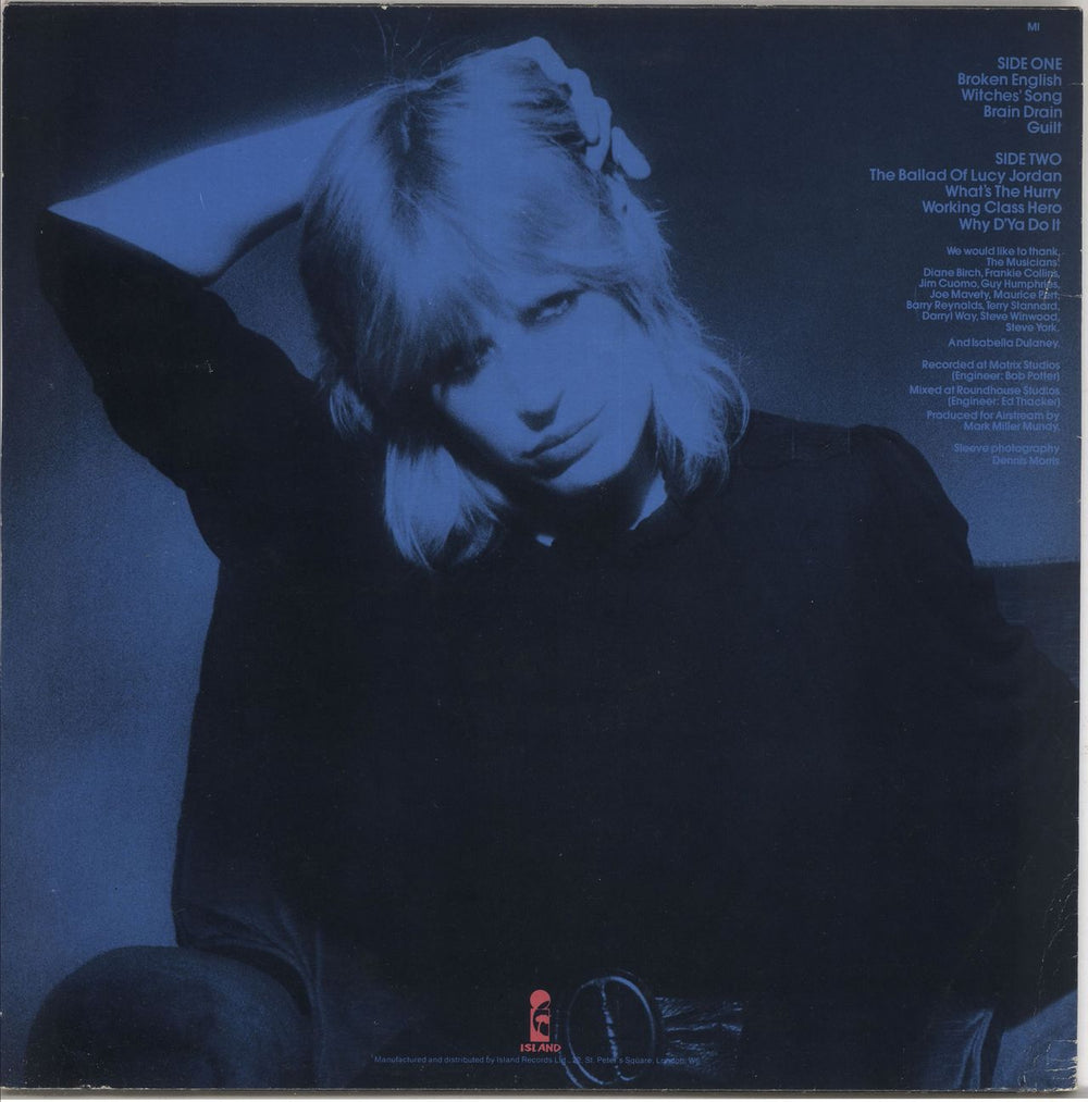 Marianne Faithfull Broken English German vinyl LP album (LP record)