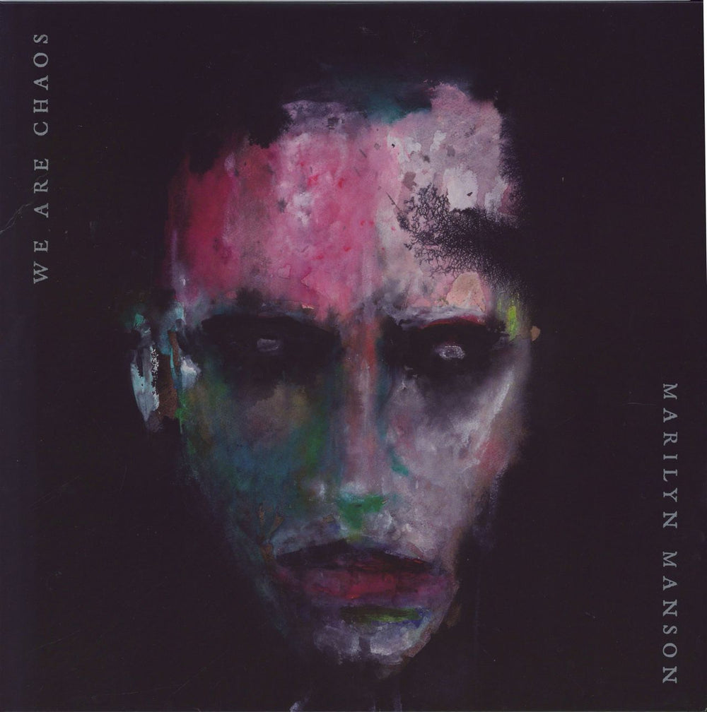 Marilyn Manson We Are Chaos - White Vinyl + Poster UK vinyl LP album (LP record) LVR01432