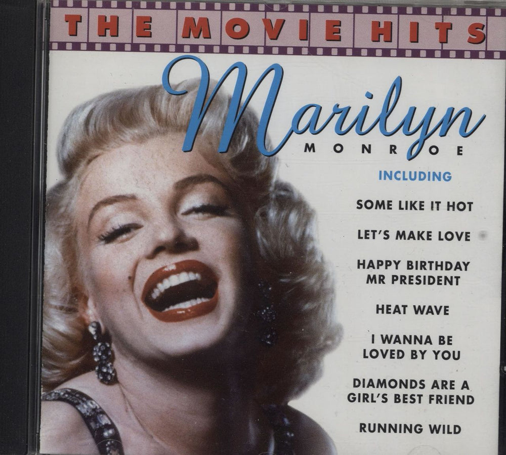 Marilyn Monroe The Movie Hits UK CD album (CDLP) PLATCD257