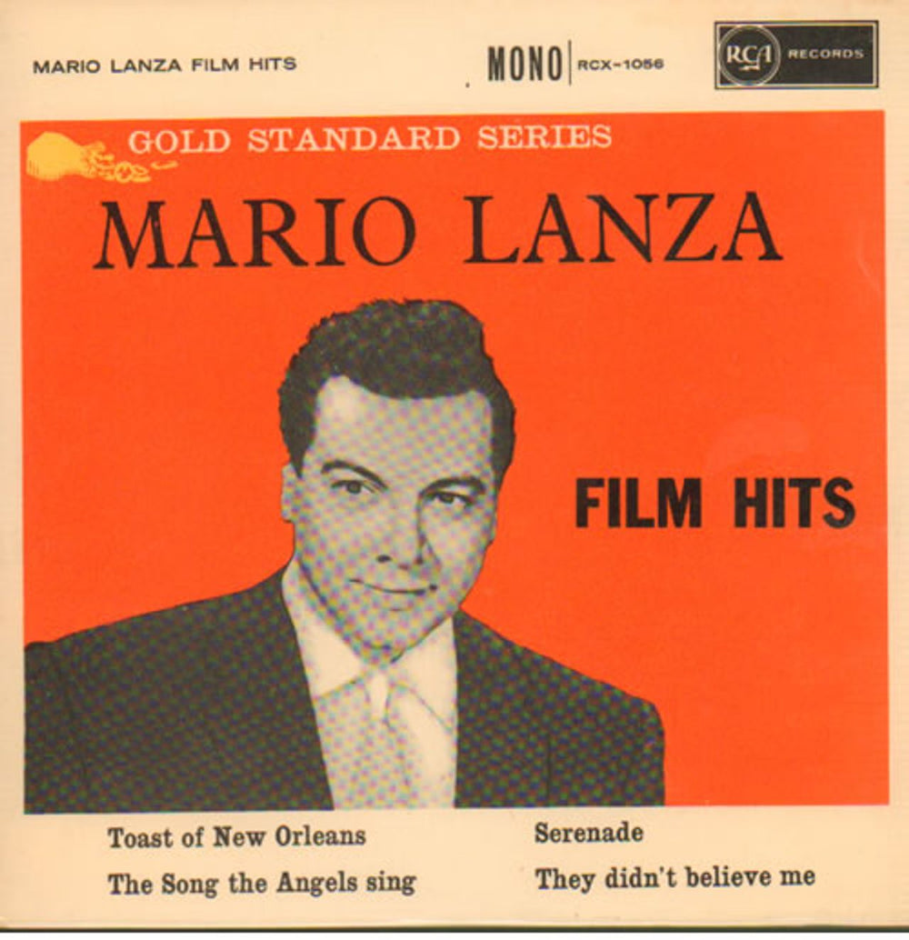 Mario Lanza Film Hits UK 7" vinyl single (7 inch record / 45) RCX-1056