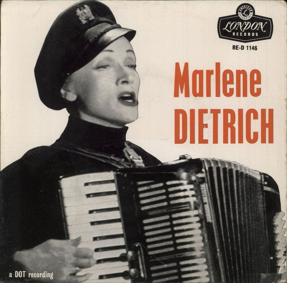 Marlene Dietrich Marlene Dietrich EP UK 7" vinyl single (7 inch record / 45) RE-D1146