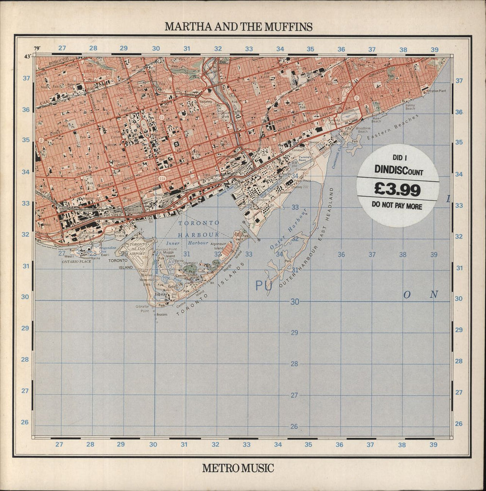 Martha & The Muffins Metro Music - price stickered - EX UK vinyl LP album (LP record) DID.1