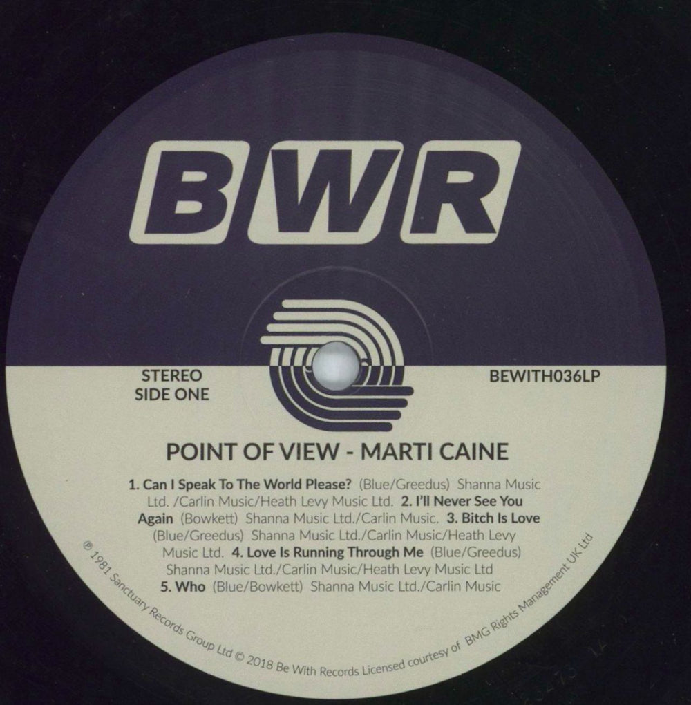 Marti Caine Point Of View - 180gm - EX UK vinyl LP album (LP record) MC3LPPO819392