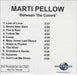 Marti Pellow Between The Covers UK Promo CD-R acetate CD-R ACETATE