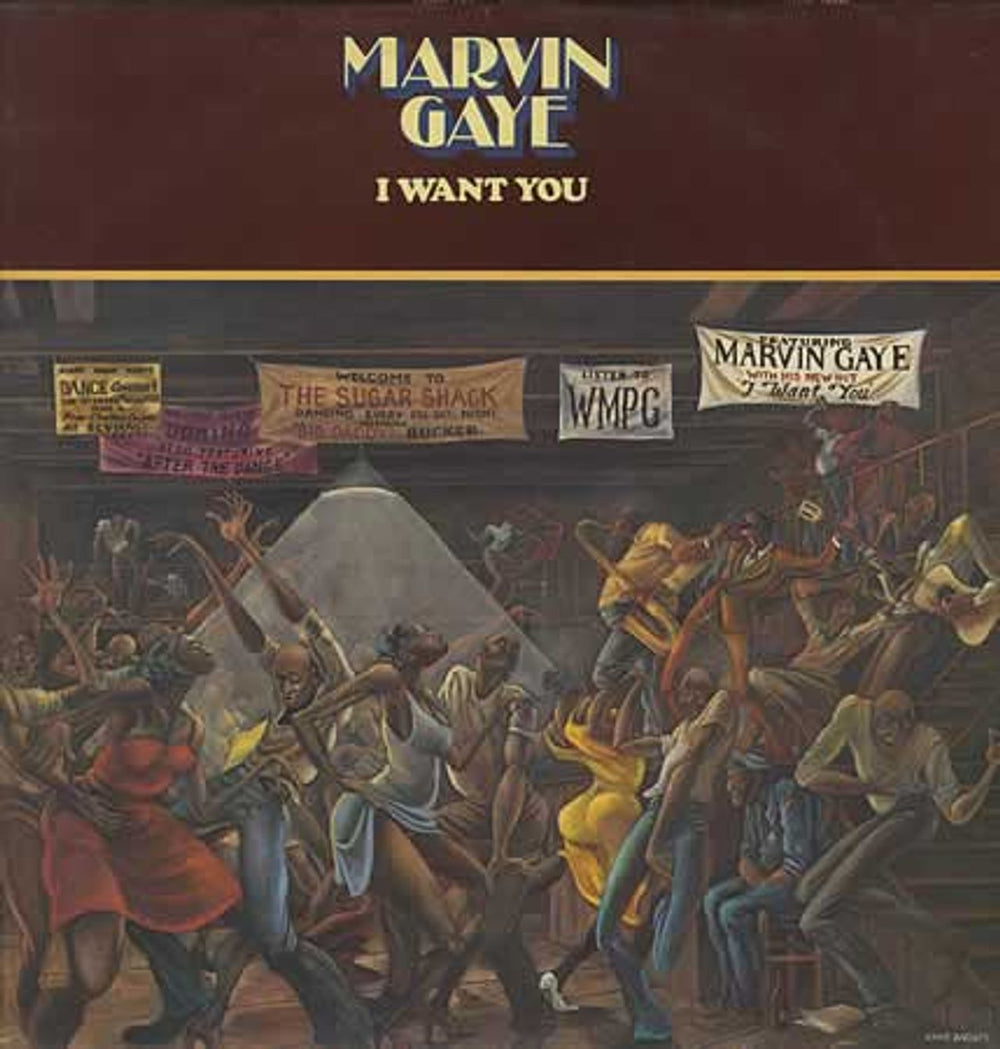 Marvin Gaye I Want You UK vinyl LP album (LP record) STML12025