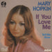 Mary Hopkin If You Love Me German 7" vinyl single (7 inch record / 45) PPBO-7037