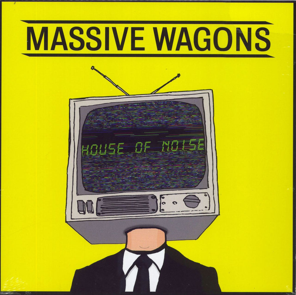 Massive Wagons House Of Noise - Sealed - Red Vinyl UK vinyl LP album (LP record) MOSH635LP