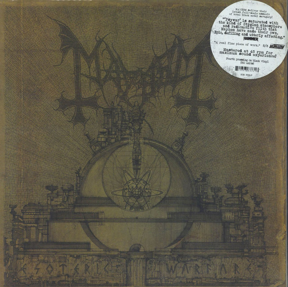 Mayhem Esoteric Warfare - Reissue UK 2-LP vinyl record set (Double LP Album) SOM333LP