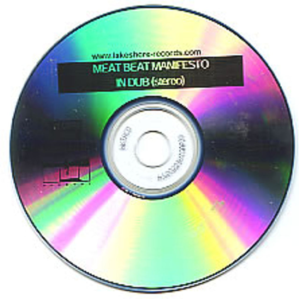 Meat Beat Manifesto In Dub US Promo CD-R acetate CD-R ACETATE