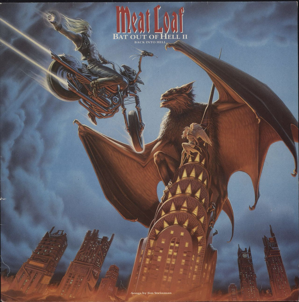 Meat Loaf Bat Out Of Hell II: Back Into Hell - VG UK vinyl LP album (LP record) V2710