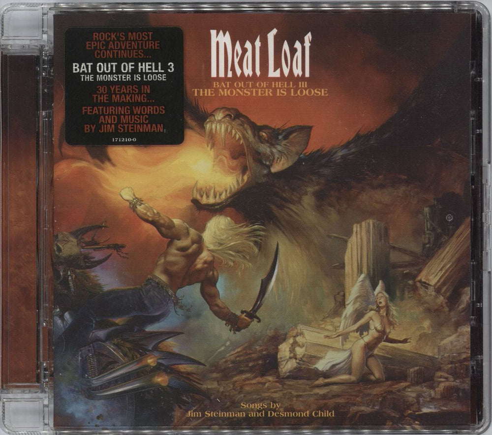 Meat Loaf Bat Out Of Hell III: The Monster Is Loose UK CD album (CDLP) 171210-0