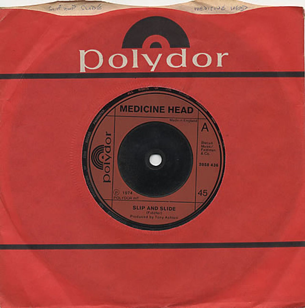 Medicine Head Slip And Slide UK 7" vinyl single (7 inch record / 45) 2058436