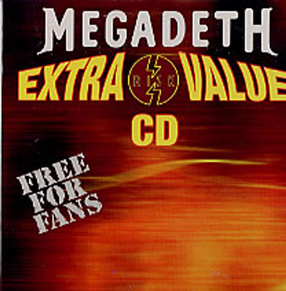 Megadeth Extra Value US Promo CD album (CDLP) 243522826