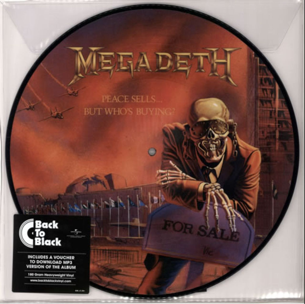 Megadeth Peace Sells... But Who's Buying - Back To Black UK Picture disc LP