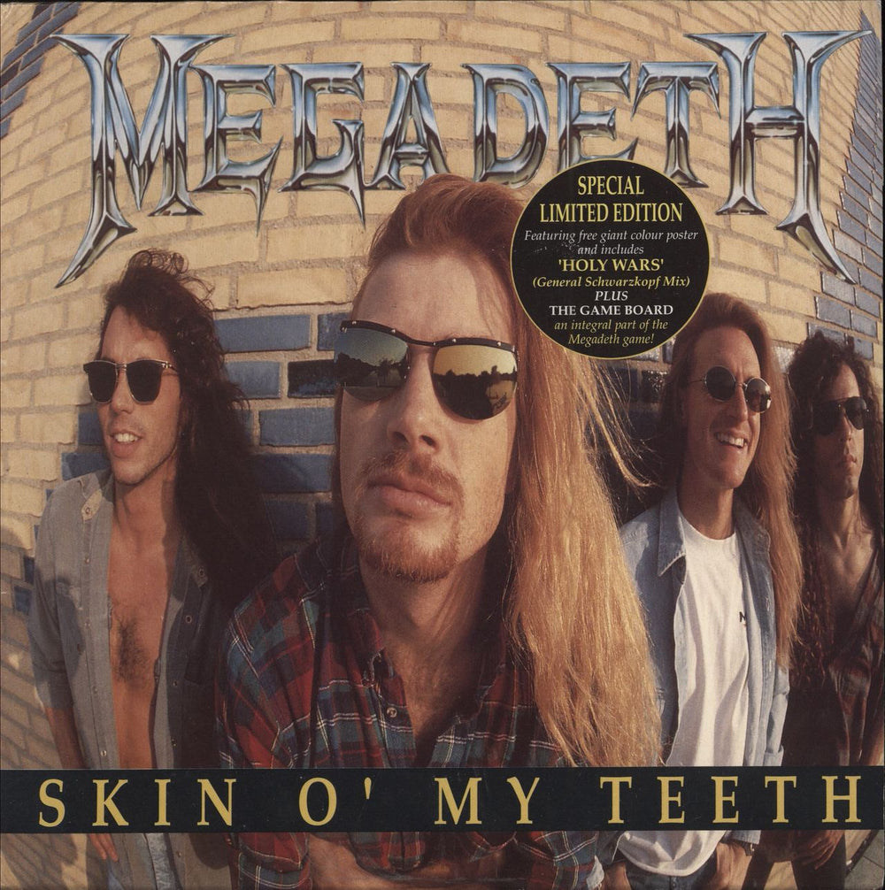 Megadeth Skin O' My Teeth UK 7" vinyl single (7 inch record / 45) CLP669