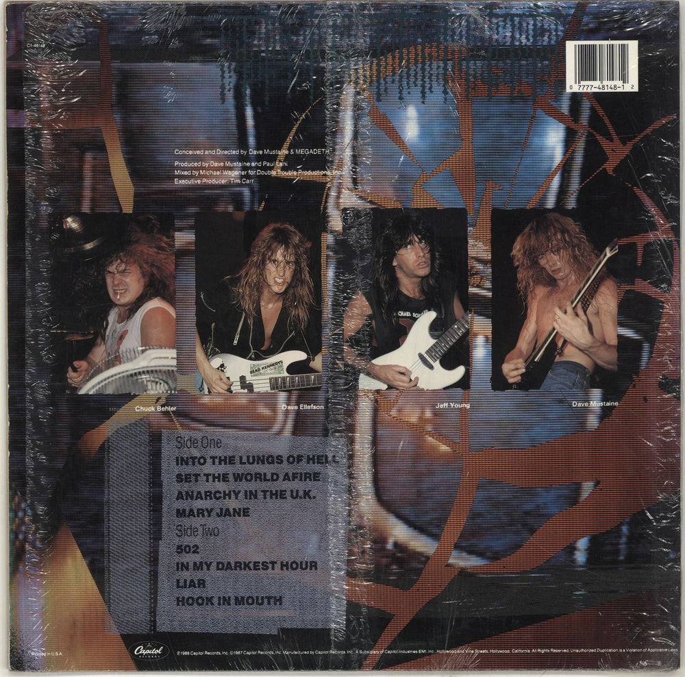 Megadeth So Far, So Good... So What! US vinyl LP album (LP record) 077774814812