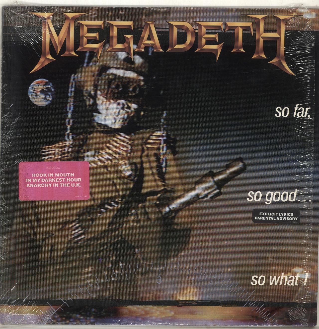 Megadeth So Far, So Good... So What! US Vinyl LP — RareVinyl.com