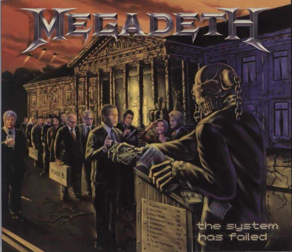 Megadeth The System Has Failed Japanese Promo CD album (CDLP) MICP-10475