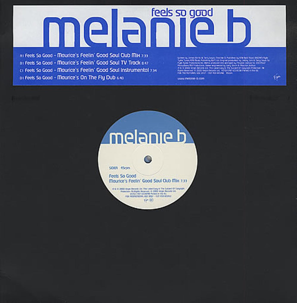 Melanie B Feels So Good - Double Pack UK Promo 12" vinyl single (12 inch record / Maxi-single) VSTDJ1787