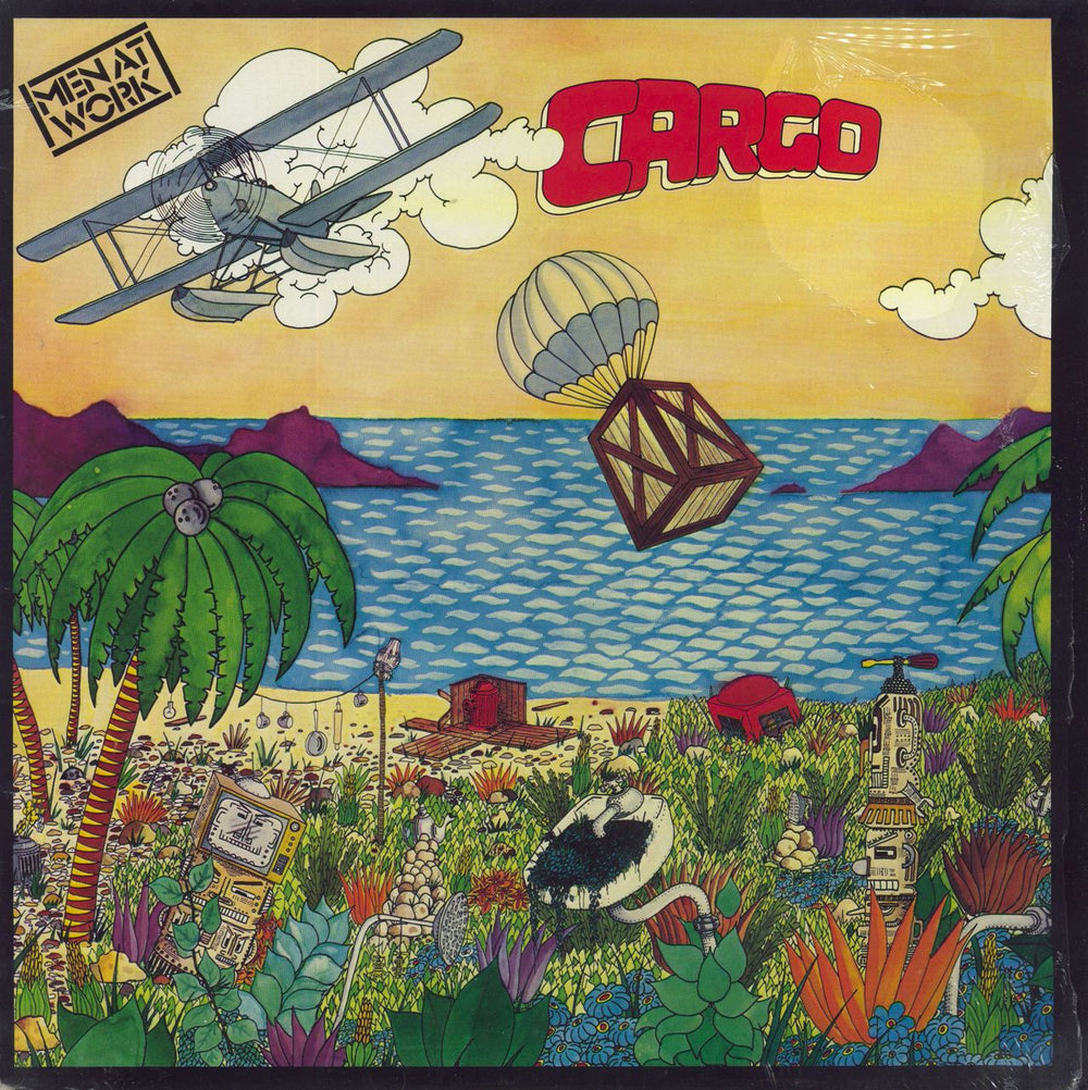 Men At Work Cargo - Open Shrink UK vinyl LP album (LP record) EPC25372