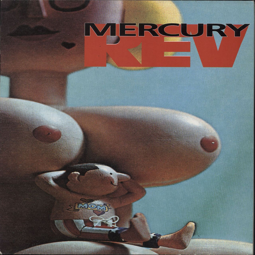 Mercury Rev Boces + Poster UK vinyl LP album (LP record) BBQLP140