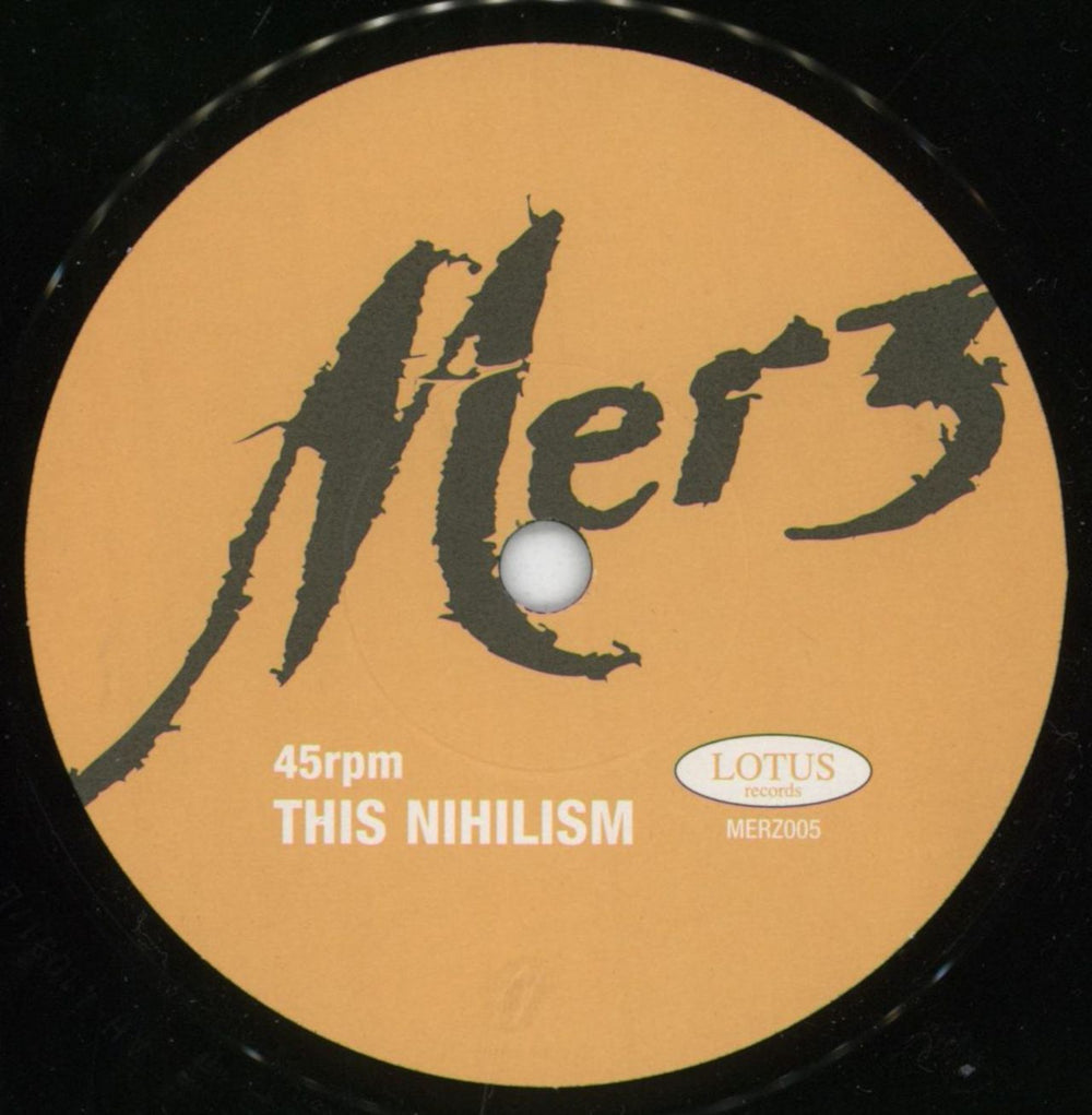 Merz This Leaving Song UK 7" vinyl single (7 inch record / 45) MERZ005
