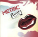 Metric Poster Of A Girl UK 7" vinyl single (7 inch record / 45) DIS0018