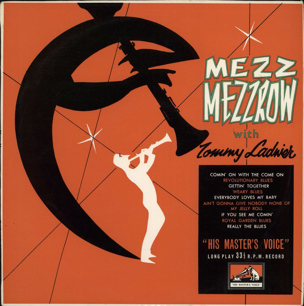 Mezz Mezzrow With Tommy Ladnier UK 10" vinyl single (10 inch record) DLP1110