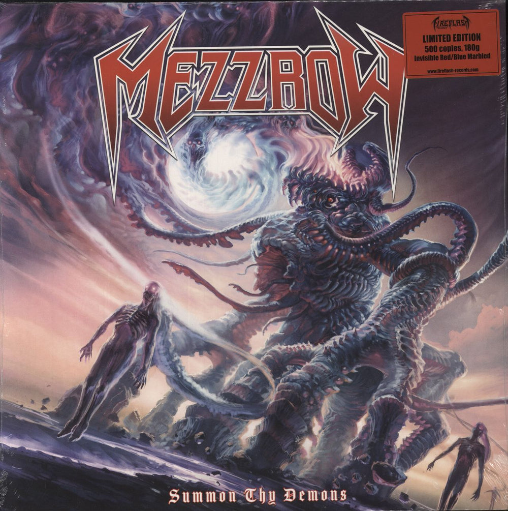 Mezzrow Summon Thy Demons - Red & Blue Marbled - Sealed UK vinyl LP album (LP record) FF005V