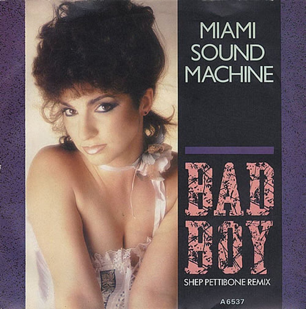 Miami Sound Machine Bad Boy UK 7" vinyl single (7 inch record / 45) A6537