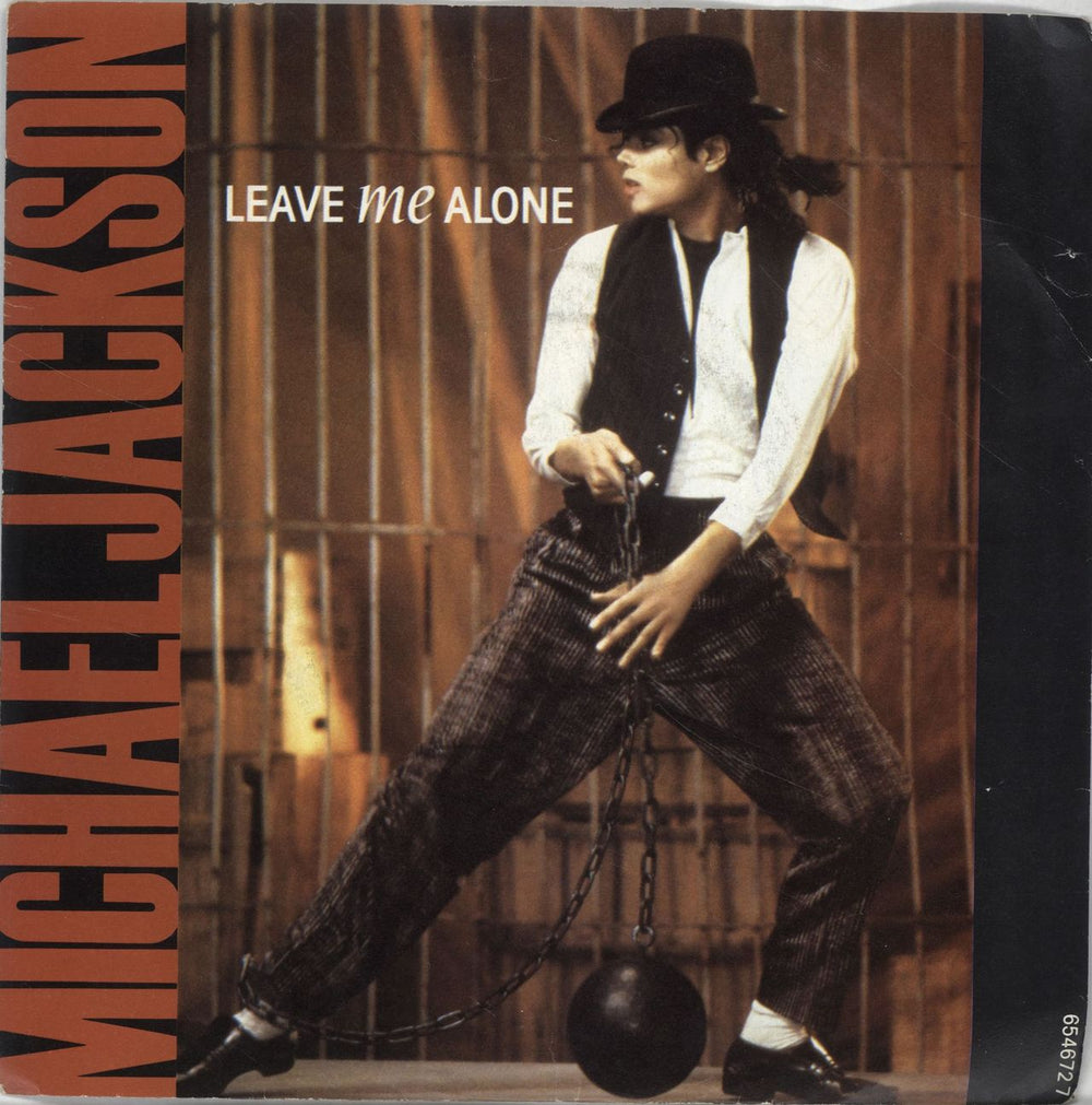 Michael Jackson Leave Me Alone UK 7" vinyl single (7 inch record / 45) 6546727