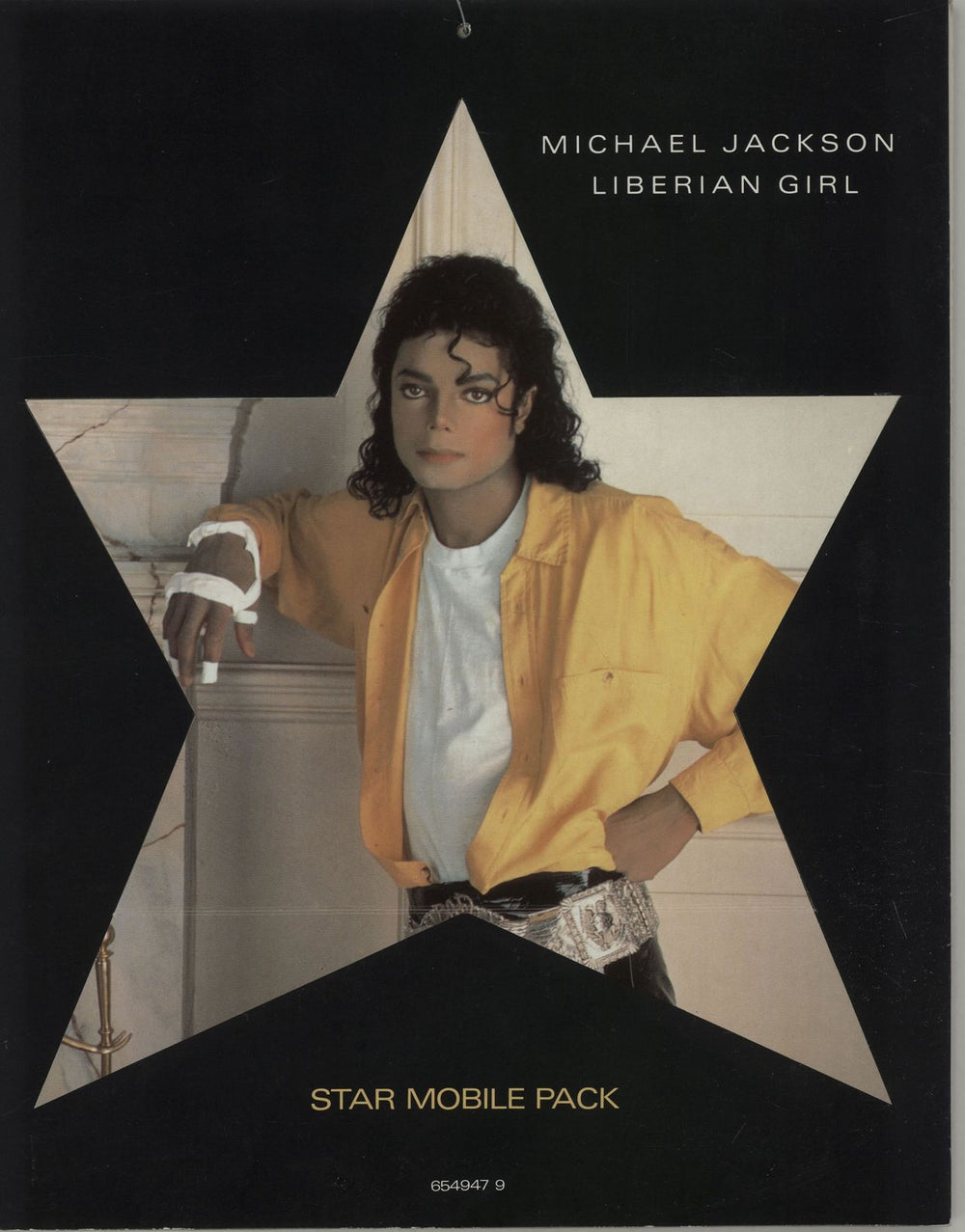 Michael Jackson Liberian Girl - Star Mobile Pack UK 7" vinyl single (7 inch record / 45) 6549479