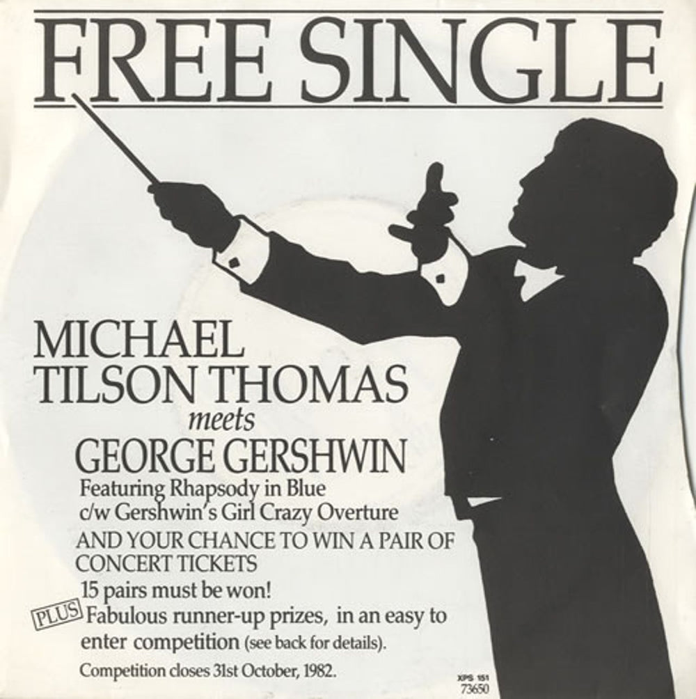 Michael Tilson Thomas Michael Tilson Thomas Meets George Gershwin UK Promo 7" vinyl single (7 inch record / 45) XPS151