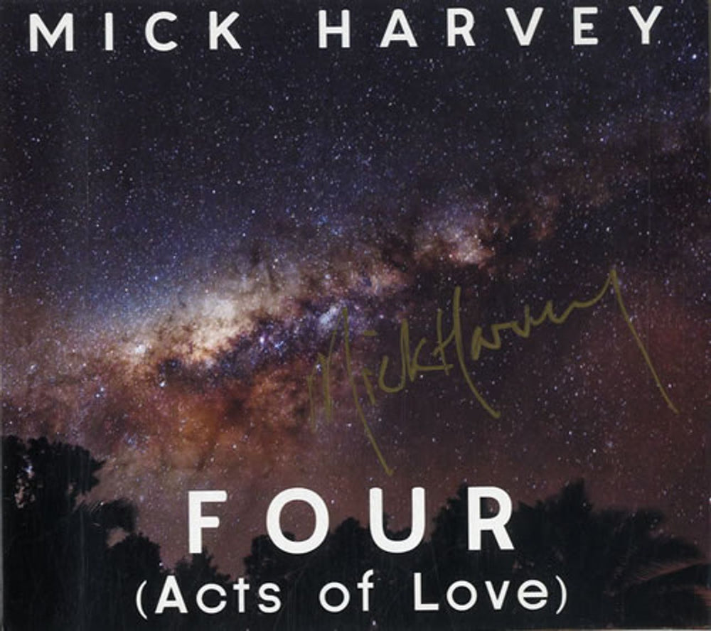 Mick Harvey Four [Acts Of Love] - Autographed UK CD album (CDLP) CDSTUMM353